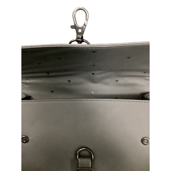 Christian Dior Bee Logo Beauty Pouch With Chain Strap Black - Picture 7 of 8